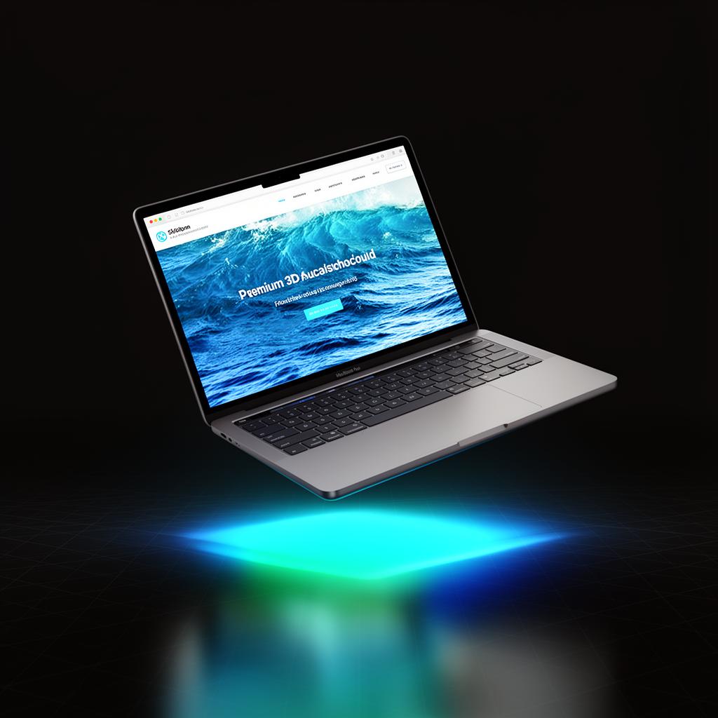 Premium website design showcase